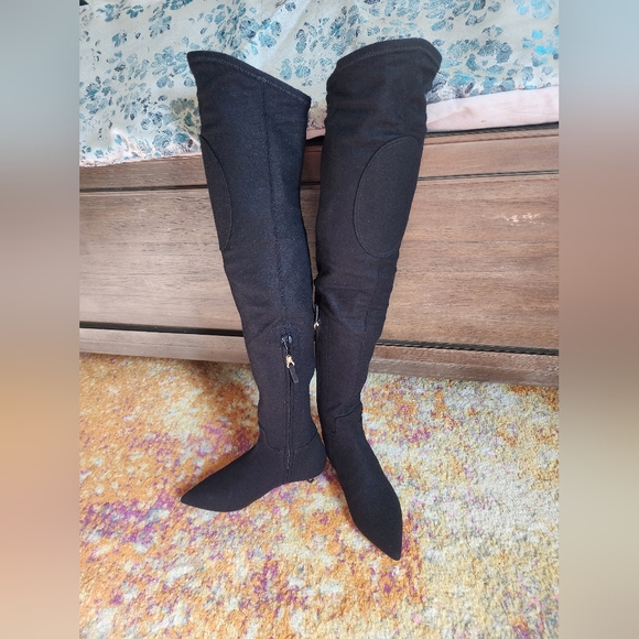 Valentino Garavani Shoes - Authentic Valentino Garavani Black Over-the-Knee Women's Boots